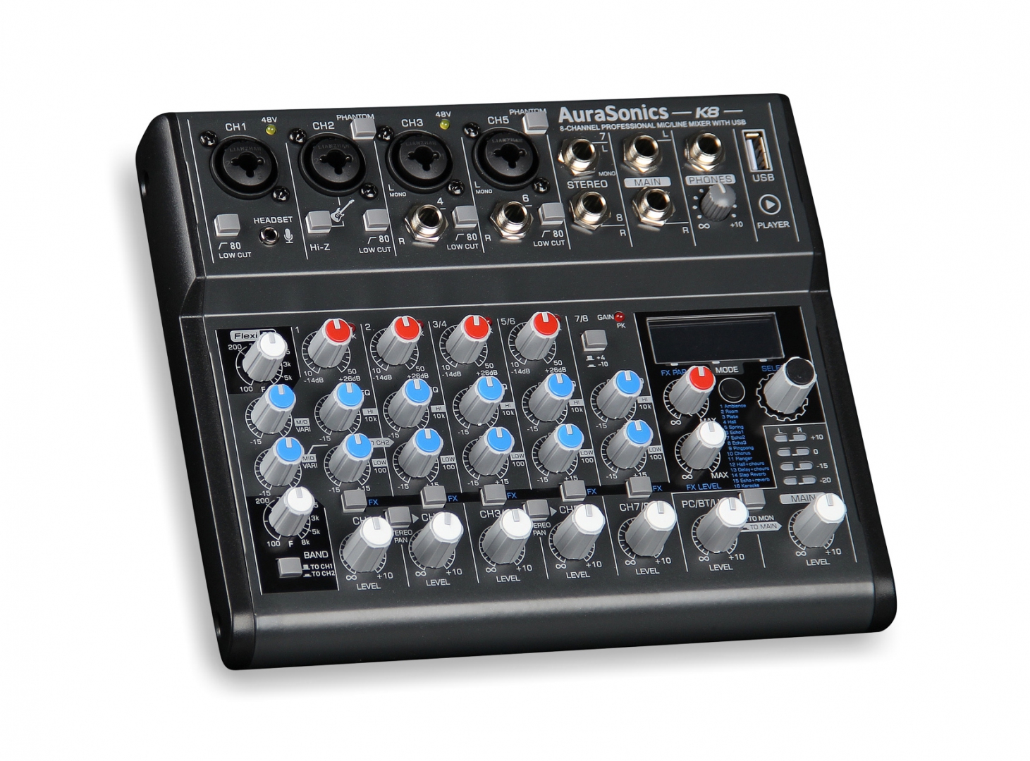AuraSonics K8 компактный микшерный пульт в Архангельской области