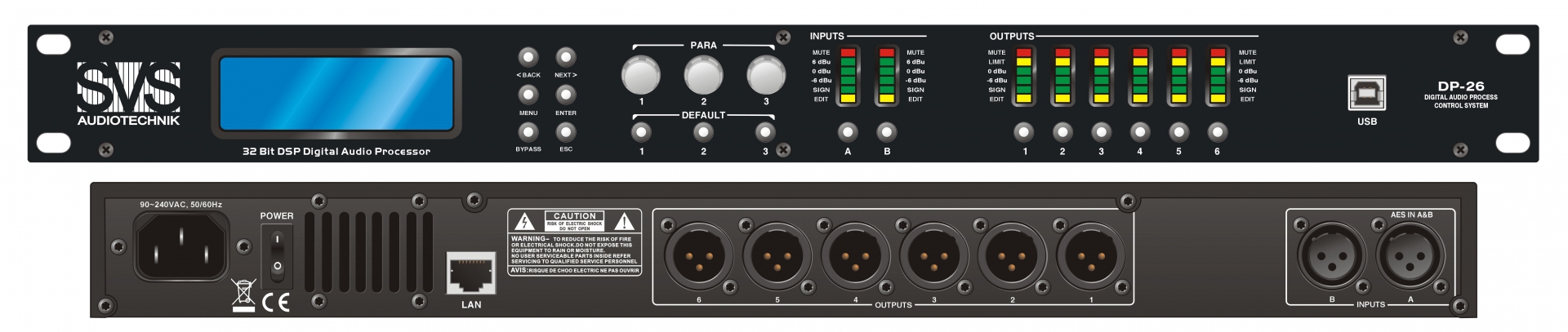 SVS Audiotechnik DP-26 Цифровой процессор: 2 входа 6 выходов в Архангельской области